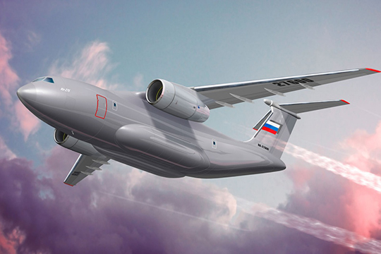 В России построили крупномасштабную модель нового транспортника Ил-276