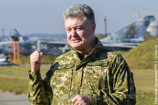 Порошенко рассказал, как украинцы учат военных НАТО «бить врага»