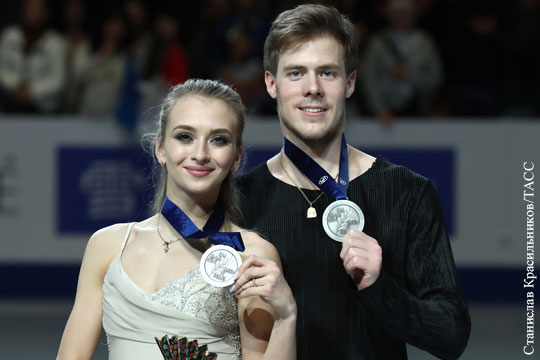 Российские фигуристы  завоевали серебро ЧМ в танцах на льду