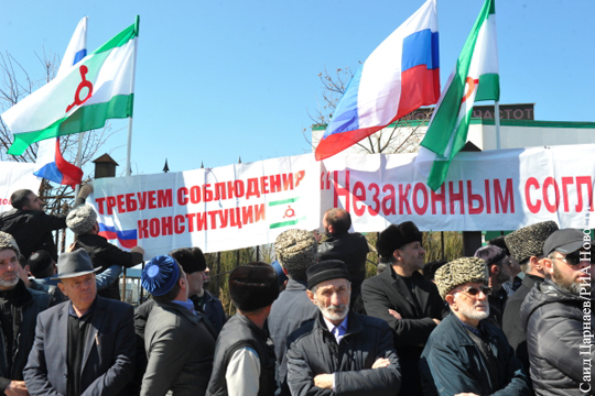 Почему на митинге в Ингушетии пострадали омоновцы?