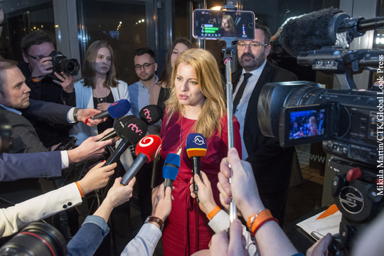 ЦИК объявил о победе Чапутовой на выборах президента Словакии