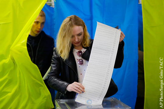 Избиратели на Украине голосуют «за Путина»