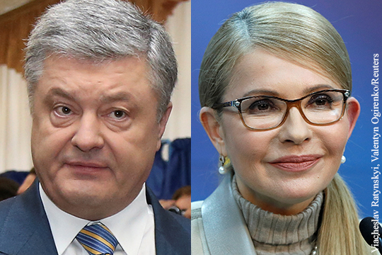 Отрыв Порошенко от Тимошенко сократился