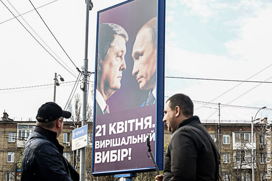 Кремль отреагировал на предвыборные плакаты с Путиным на Украине