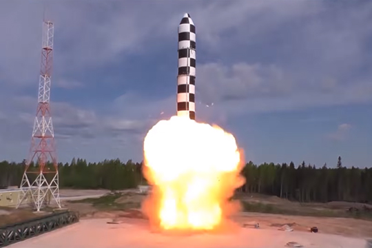 Путин заявил о завершающей стадии испытаний ракеты «Сармат»