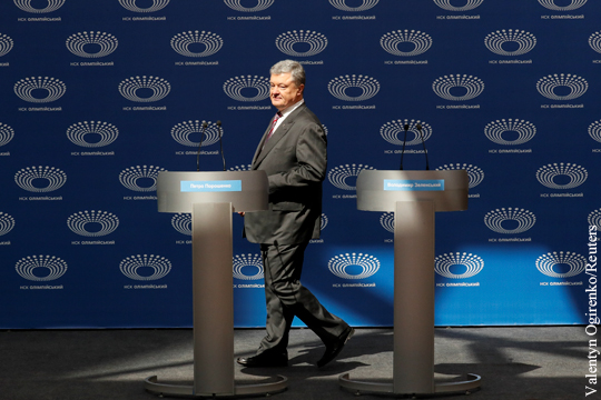 Украинский политолог оценил «соло-дебаты» в исполнении Порошенко