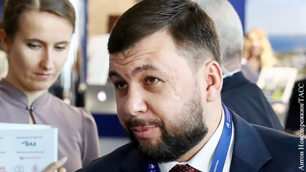 Глава ДНР указал на главную помеху установлению мира в Донбассе