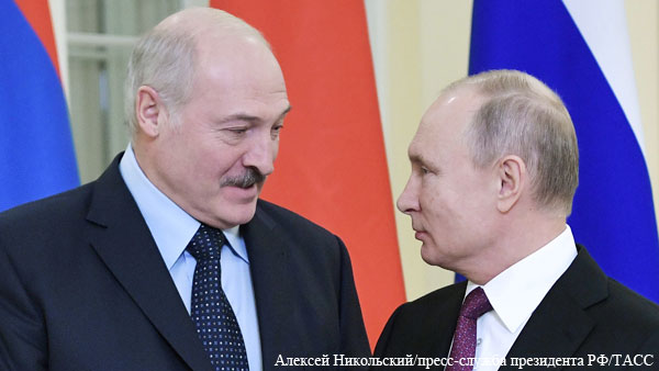 Путин и Лукашенко обсудили сотрудничество России и Белоруссии
