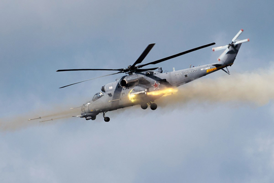 Все строевые вертолеты Ми-35М оснастили комплексами РЭБ
