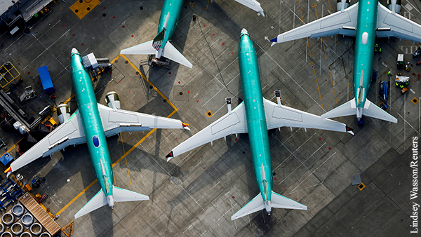 Boeing назвал сумму ущерба от запрета полетов 737 MAX