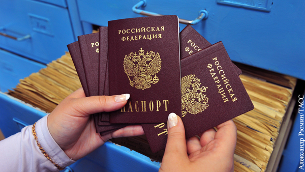 МВД разъяснило порядок приема заявлений на паспорт от жителей Донбасса