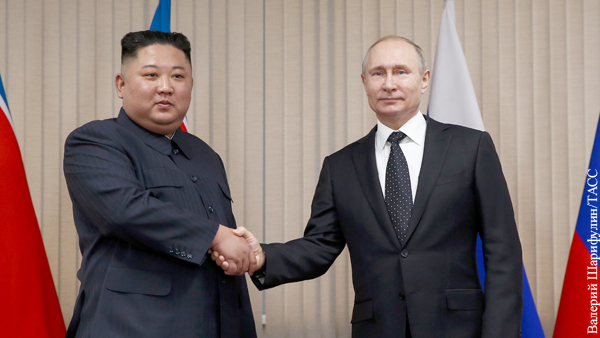 Путин сказал, о чем говорил с Ким Чен Ыном с глазу на глаз