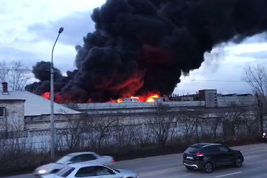 Пожар на территории ракетного завода в Красноярске ликвидирован