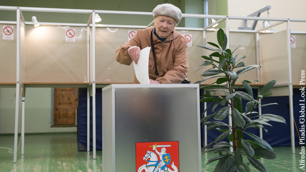 Первый тур президентских выборов в Литве не выявил победителя