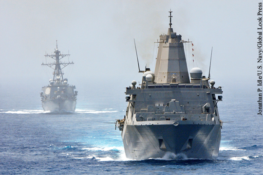 Ракетные эсминцы ВМС США вошли в Персидский залив