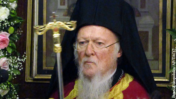 Собор может низложить Вселенского патриарха Варфоломея за томос Украине
