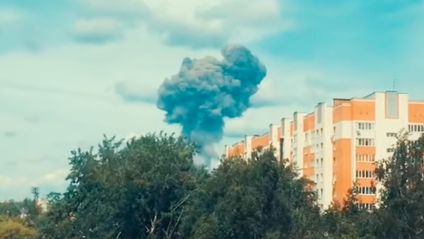 Появились видео взрывов на заводе в Дзержинске