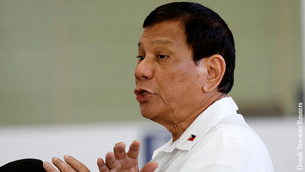 Президент Филиппин рассказал об излечении от гомосексуализма