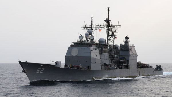 Адмирал прокомментировал «подрезание» крейсером ВМС США российского корабля