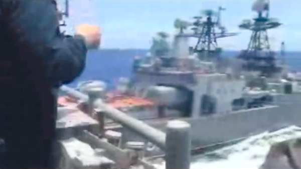 На Западе оценили реакцию российских моряков на сближение с крейсером ВМС США