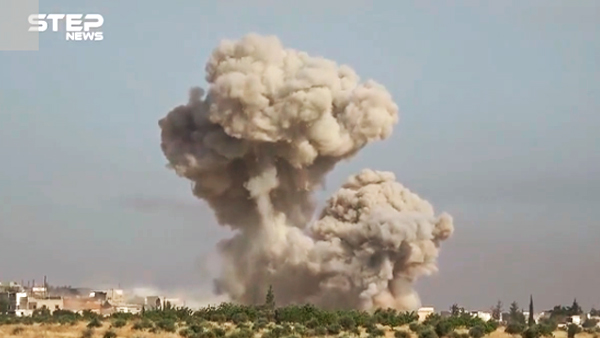 Опубликовано видео удара российской авиации по боевикам в Сирии