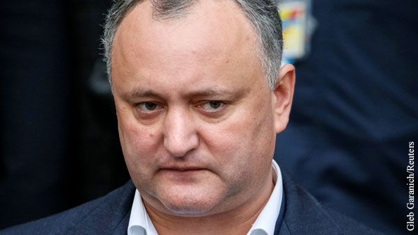 В Молдавии спрогнозировали арест президента Додона