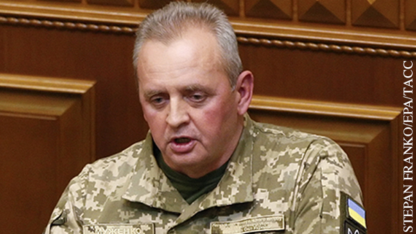 Муженко рассказал, как украинские летчики уничтожили колонну нацбатальона «Донбасс»