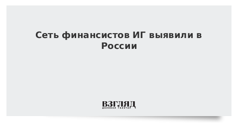 Сеть финансистов ИГ выявили в России