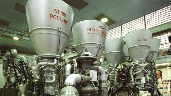 Россия отправит в США три ракетных двигателя РД-180