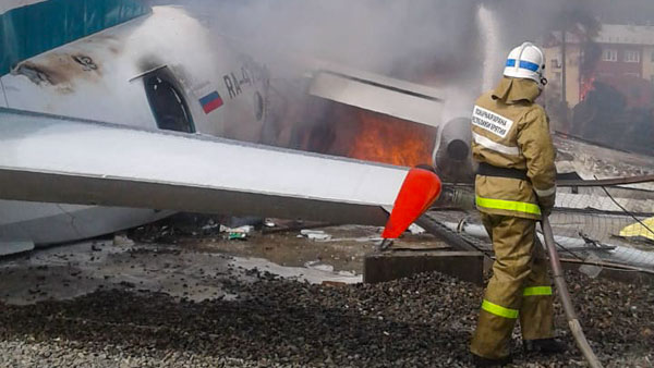 Очевидцы рассказали подробности аварийной посадки Ан-24 в Бурятии