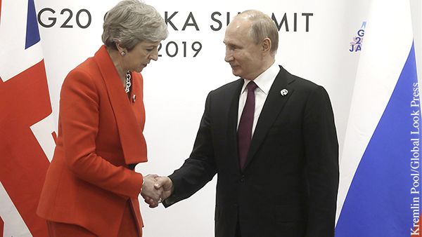 Песков раскрыл детали жесткого разговора Путина и Мэй на G20