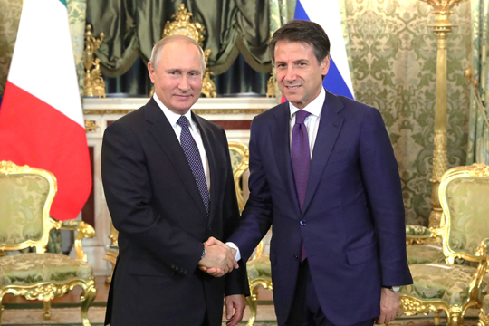 Путин отметил особенность отношений России и Италии