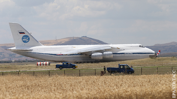 Седьмой российский самолет с элементами С-400 прибыл в Турцию