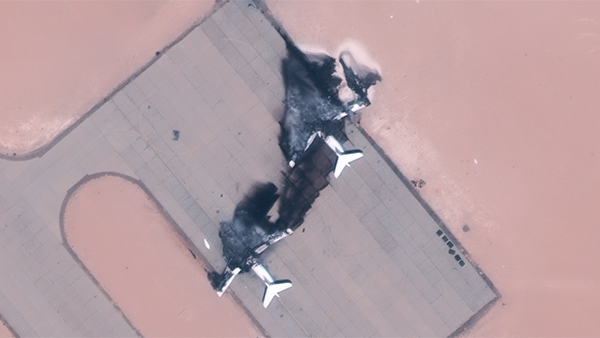 Уничтоженные в Ливии украинские самолеты показали на снимках из космоса