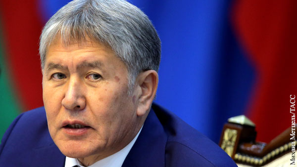 Атамбаев заявил, что стрелял в спецназ