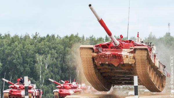 Российские танкисты поставили рекорд скорости на «Танковом биатлоне»