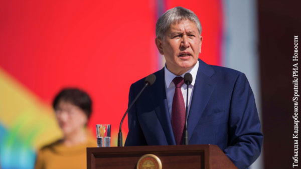 Атамбаева обвинили в подготовке госпереворота в Киргизии