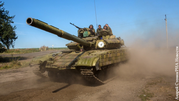 ВСУ впервые после перемирия применили танки в Донбассе