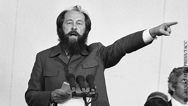 В Канаде назвали гарвардскую речь Солженицына «точным описанием современного Запада»