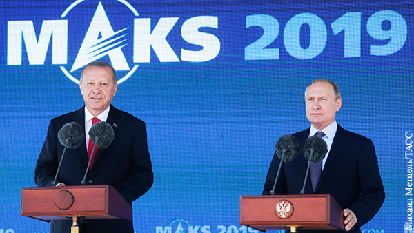 Путин и Эрдоган открыли МАКС-2019