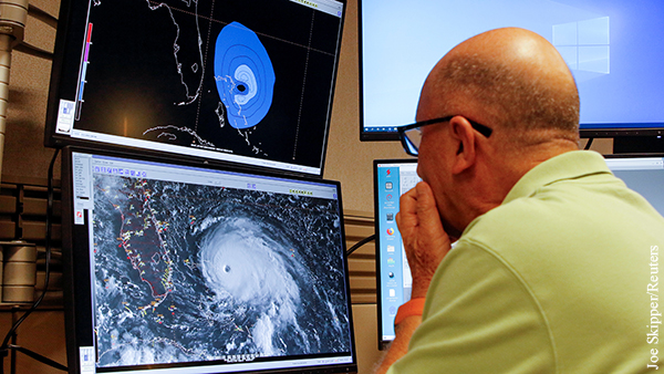 Климатолог объяснил огромную мощь идущего на США урагана «Дориан»