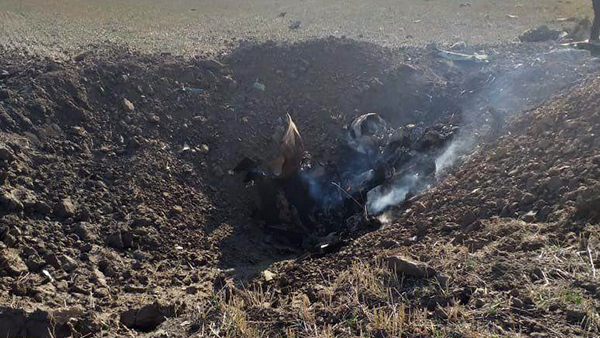 Опубликовано фото обломков разбившегося на Ставрополье Су-25