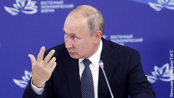 Путин назвал придурками людей, считавших Дальний Восток балластом