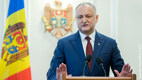 Додон заявил о значительной скидке на российский газ для Молдавии