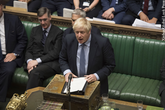Джонсон объявил о прекращении работы британского парламента