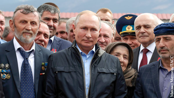 Путин: Слюнтяй не может быть во главе России