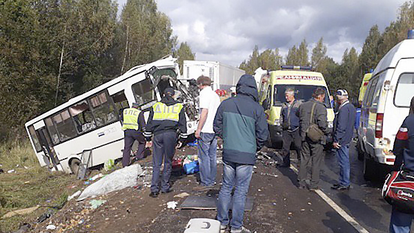 ДТП с автобусом произошло в Ярославской области, много жертв